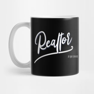 at your service Real Estate Mug